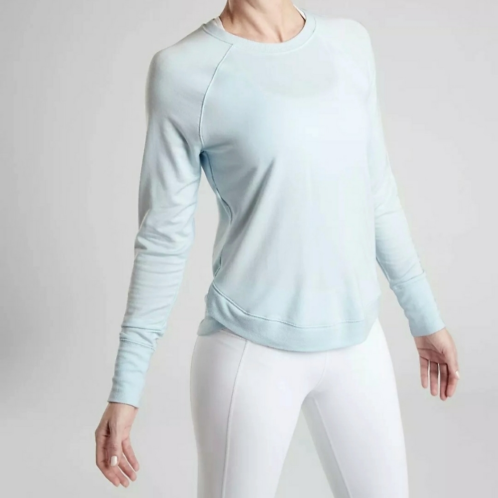 Athleta Mindset Sweatshirt in Gentle Blue